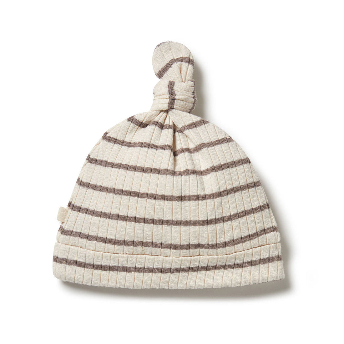 Wilson and Frenchy accessories Wilson and Frenchy Hazelwood Organic Stripe Rib Knot Hat