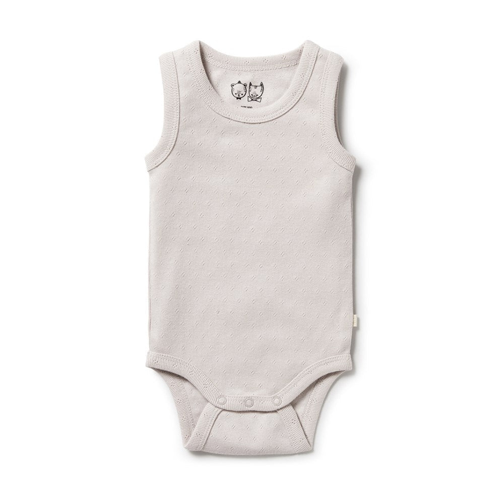 Wilson and Frenchy bodysuits Wilson and Frenchy Clay Clay Organic Pointelle