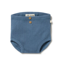 Wilson and Frenchy bottoms Wilson and Frenchy Ocean Organic Rib Nappy Pant