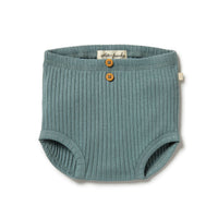 Wilson and Frenchy bottoms Wilson and Frenchy Pine Green Organic Rib Nappy Pant