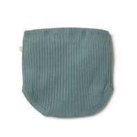 Wilson and Frenchy bottoms Wilson and Frenchy Pine Green Organic Rib Nappy Pant