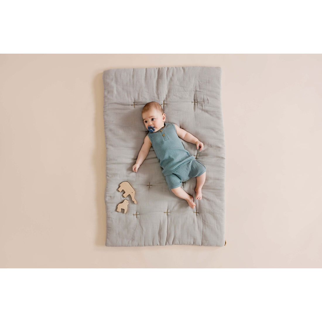Wilson and Frenchy bottoms Wilson and Frenchy Pine Green Organic Rib Short
