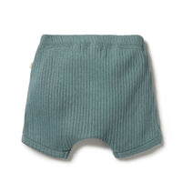 Wilson and Frenchy bottoms Wilson and Frenchy Pine Green Organic Rib Short