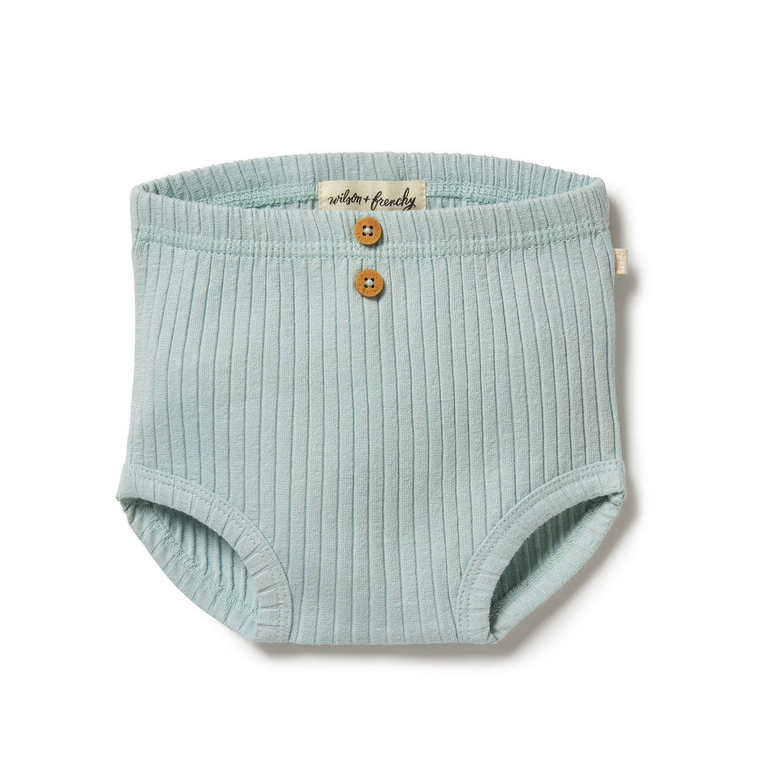 Wilson and Frenchy bottoms Wilson and Frenchy Pistachio Organic Rib Nappy Pant