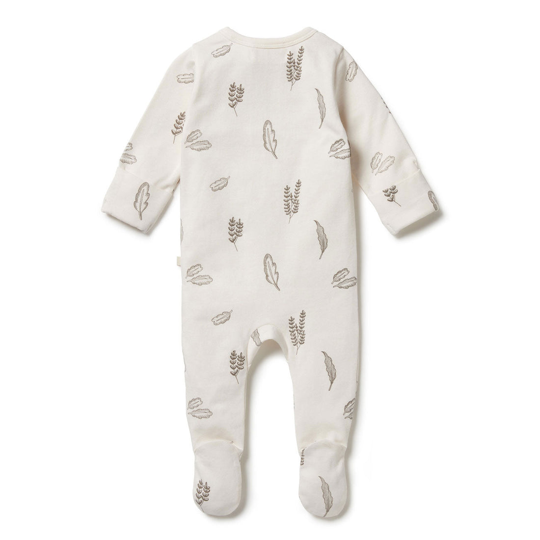 Wilson and Frenchy footies Wilson and Frenchy Seedling Organic Zipsuit With Feet