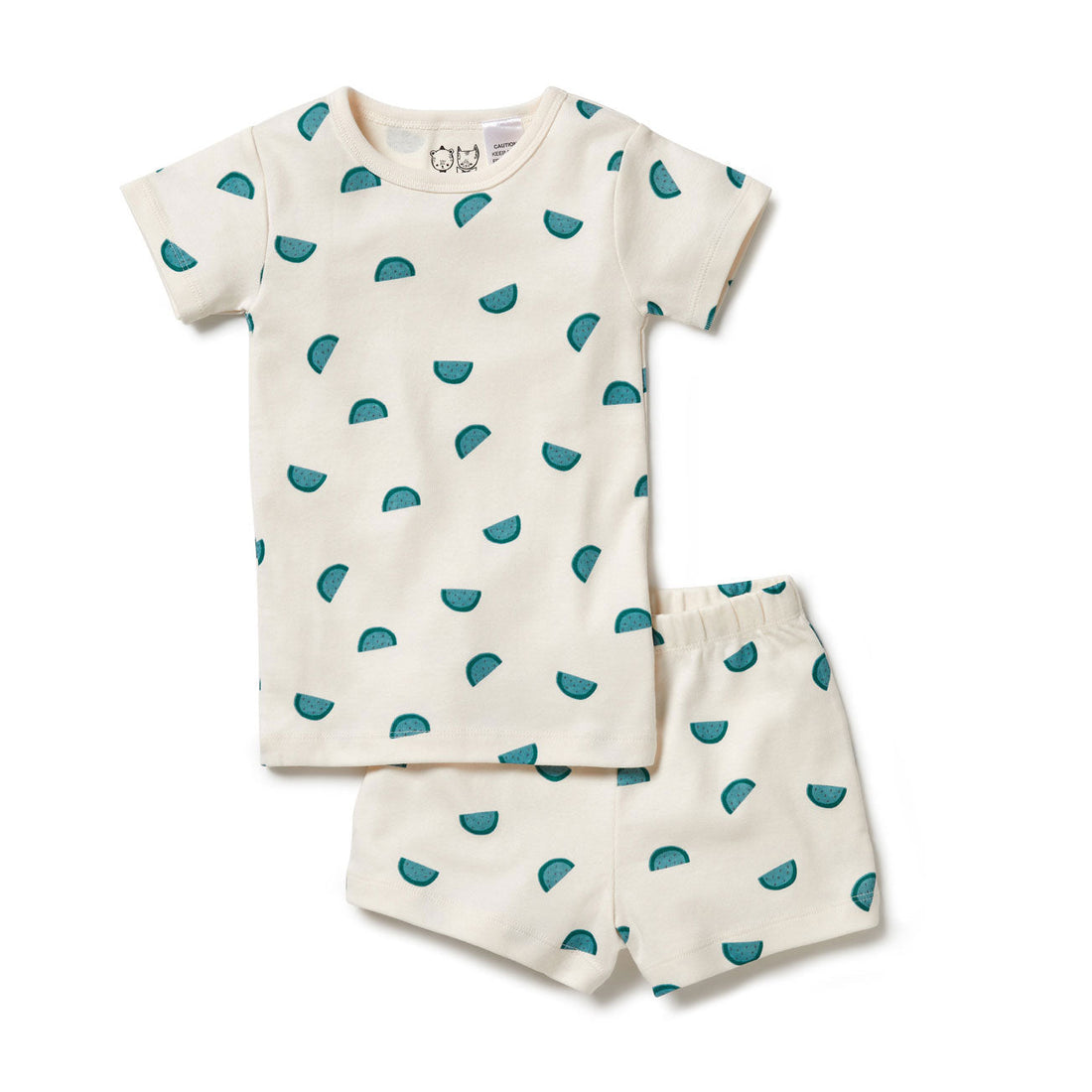 Wilson and Frenchy Nightwear Wilson and Frenchy Watermelon Organic Short Sleeve Pyjama