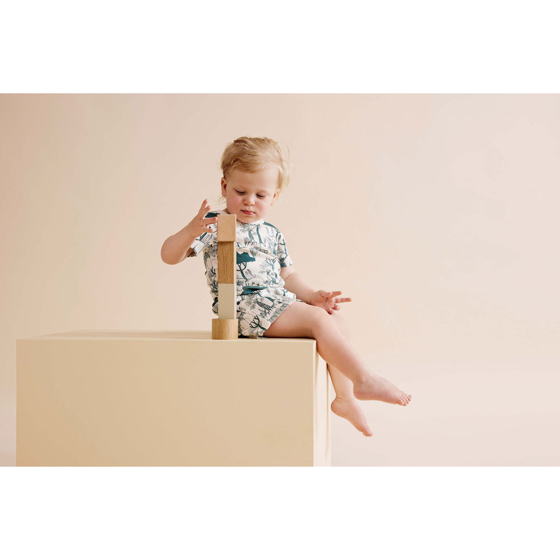 Wilson and Frenchy Nightwear Wilson and Frenchy Wild Wilderness Organic Short Sleeve Pyjama