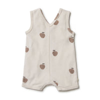 Wilson and Frenchy rompers Wilson and Frenchy Apple Papple Organic Terry Playsuit
