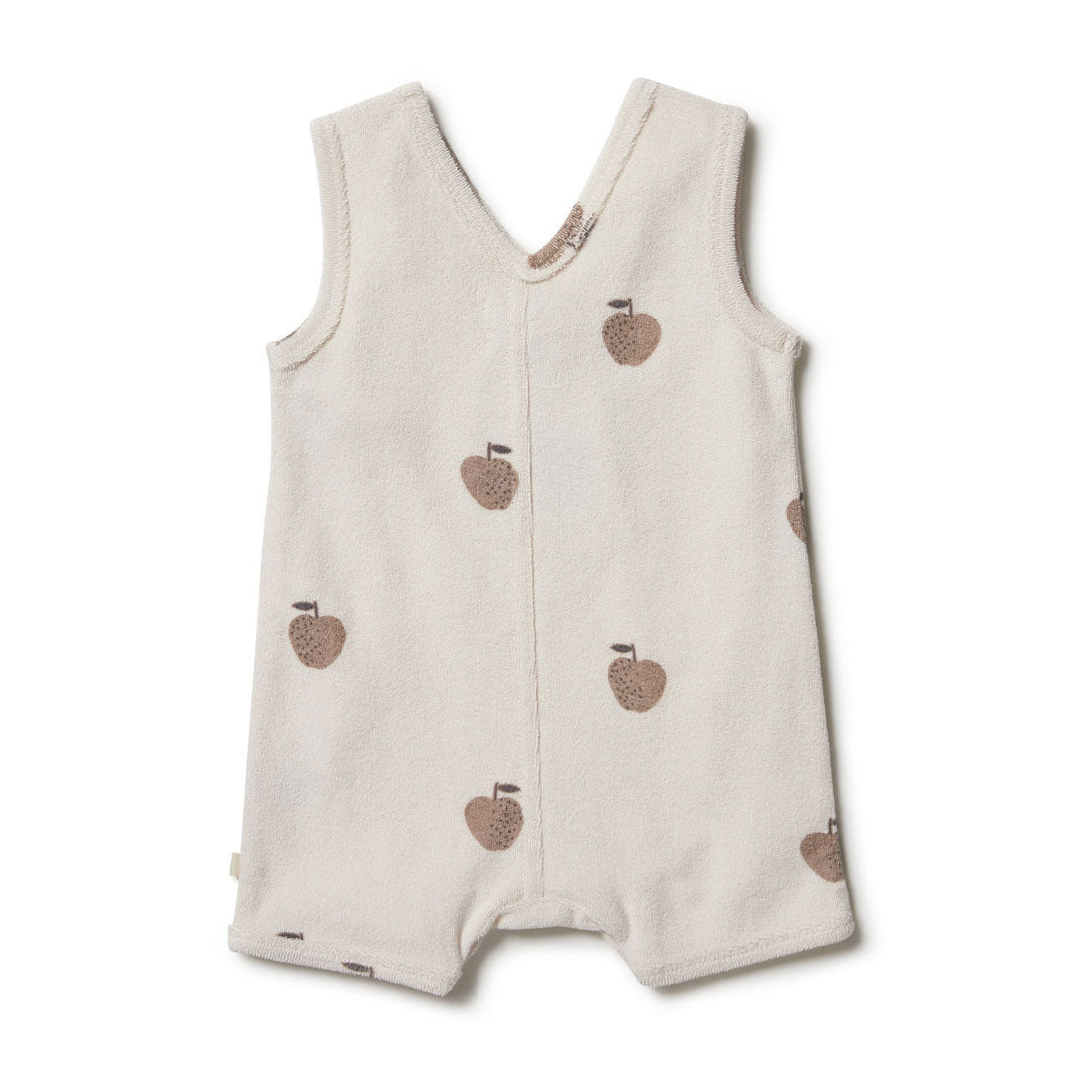 Wilson and Frenchy rompers Wilson and Frenchy Apple Papple Organic Terry Playsuit