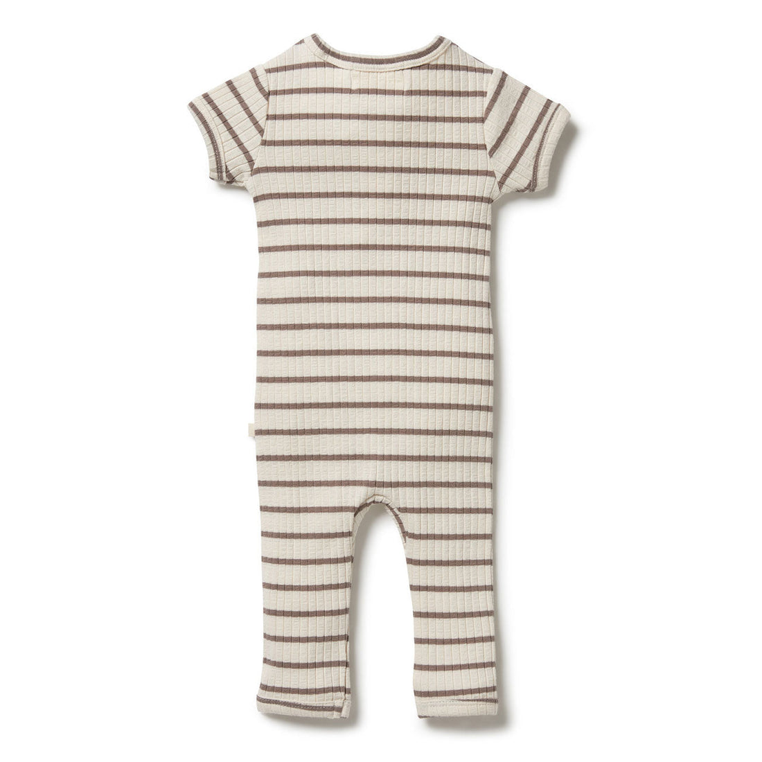 Wilson and Frenchy rompers Wilson and Frenchy Hazelwood Organic Stripe Rib Zipsuit