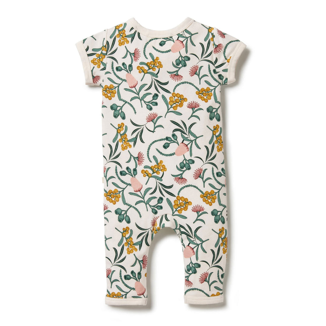 Wilson and Frenchy rompers Wilson and Frenchy Nixie Fleur Organic Zipsuit