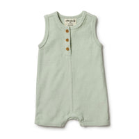 Wilson and Frenchy rompers Wilson and Frenchy Pebble Organic Terry Growsuit