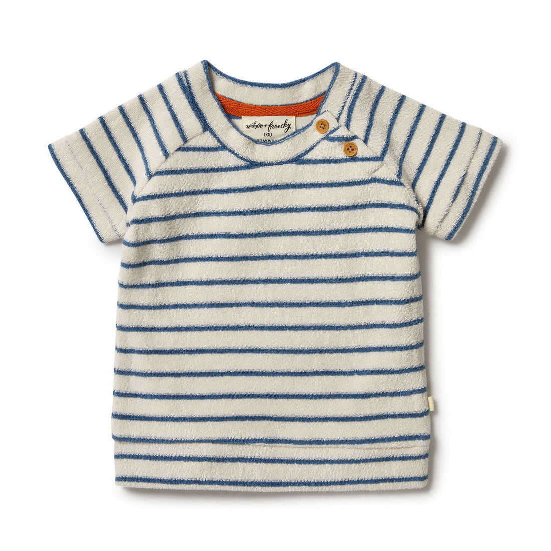 Wilson and Frenchy sweatshirts Wilson and Frenchy Ocean Stripe Organic Terry Sweat