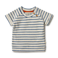 Wilson and Frenchy sweatshirts Wilson and Frenchy Ocean Stripe Organic Terry Sweat