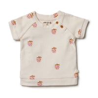 Wilson and Frenchy sweatshirts Wilson and Frenchy Sweet Strawberry Organic Terry Sweat