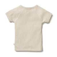 Wilson and Frenchy tees Wilson and Frenchy Oyster Organic Rib Kimono Top