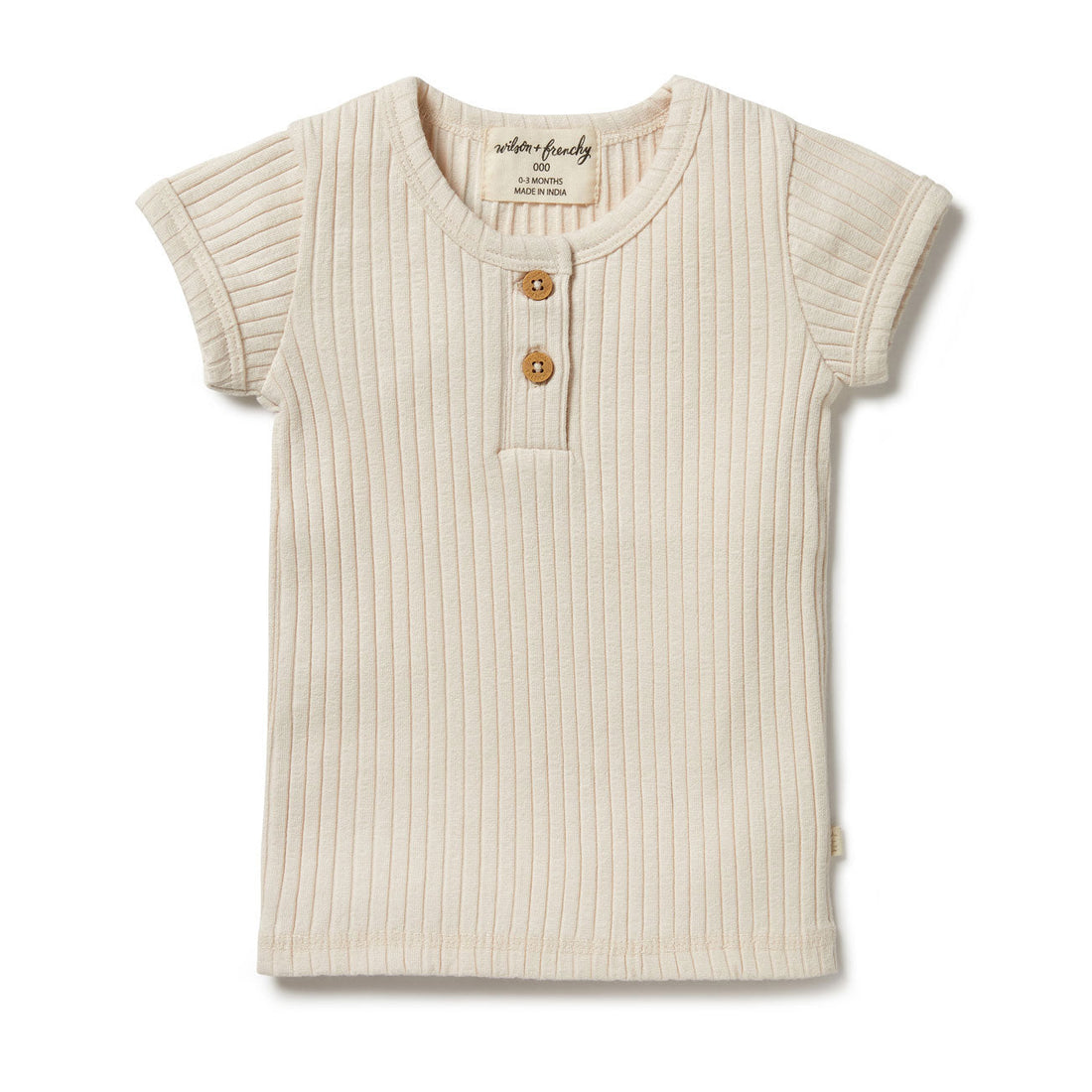 Wilson and Frenchy tees Wilson and Frenchy Oyster Organic Rib Top