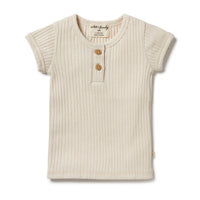 Wilson and Frenchy tees Wilson and Frenchy Oyster Organic Rib Top