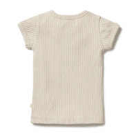 Wilson and Frenchy tees Wilson and Frenchy Oyster Organic Rib Top