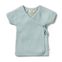 Wilson and Frenchy tees Wilson and Frenchy Pistachio Organic Rib Kimono Top