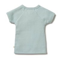 Wilson and Frenchy tees Wilson and Frenchy Pistachio Organic Rib Kimono Top