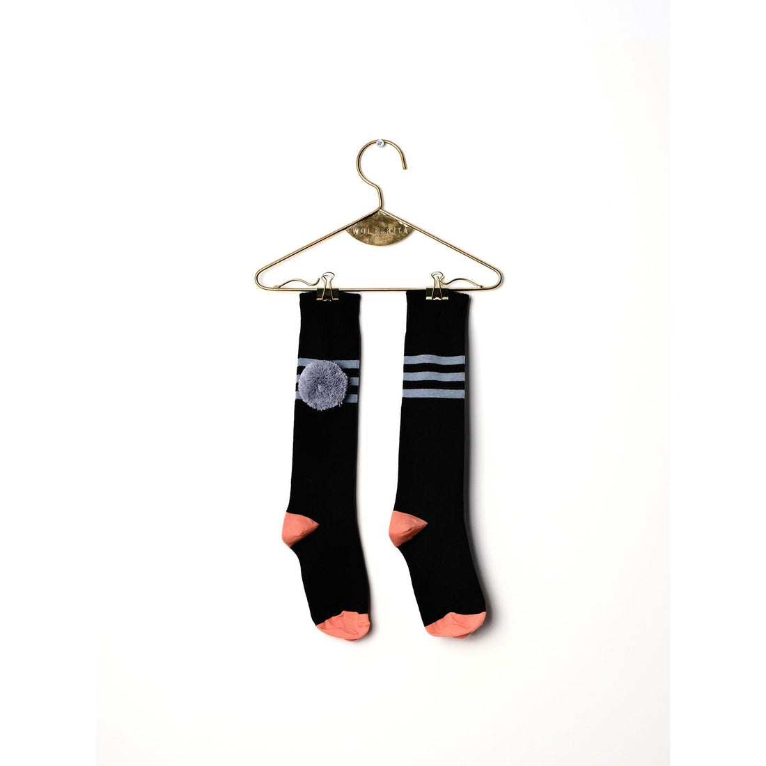 Wolf and Rita accessories Wolf and Rita Black Stripe Knee Socks