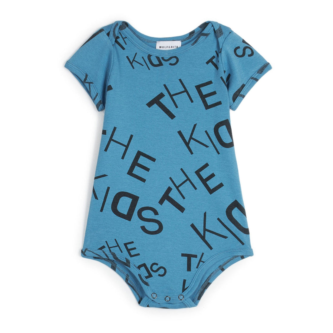 Wolf and Rita bodysuits Wolf and Rita Blue The Kids Diogo Bodysuit