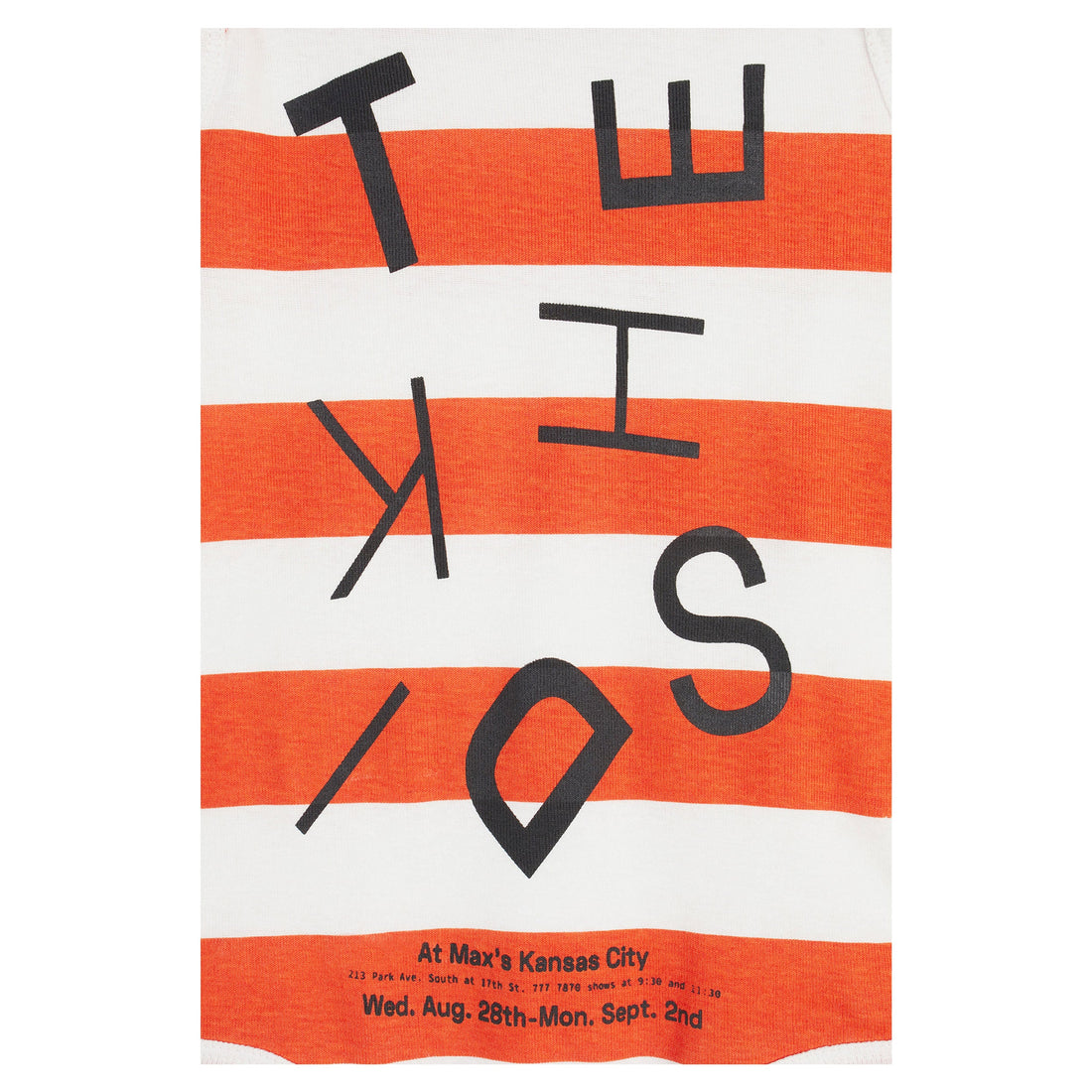 Wolf and Rita bodysuits Wolf and Rita Orange Striped Ruben Bodysuit