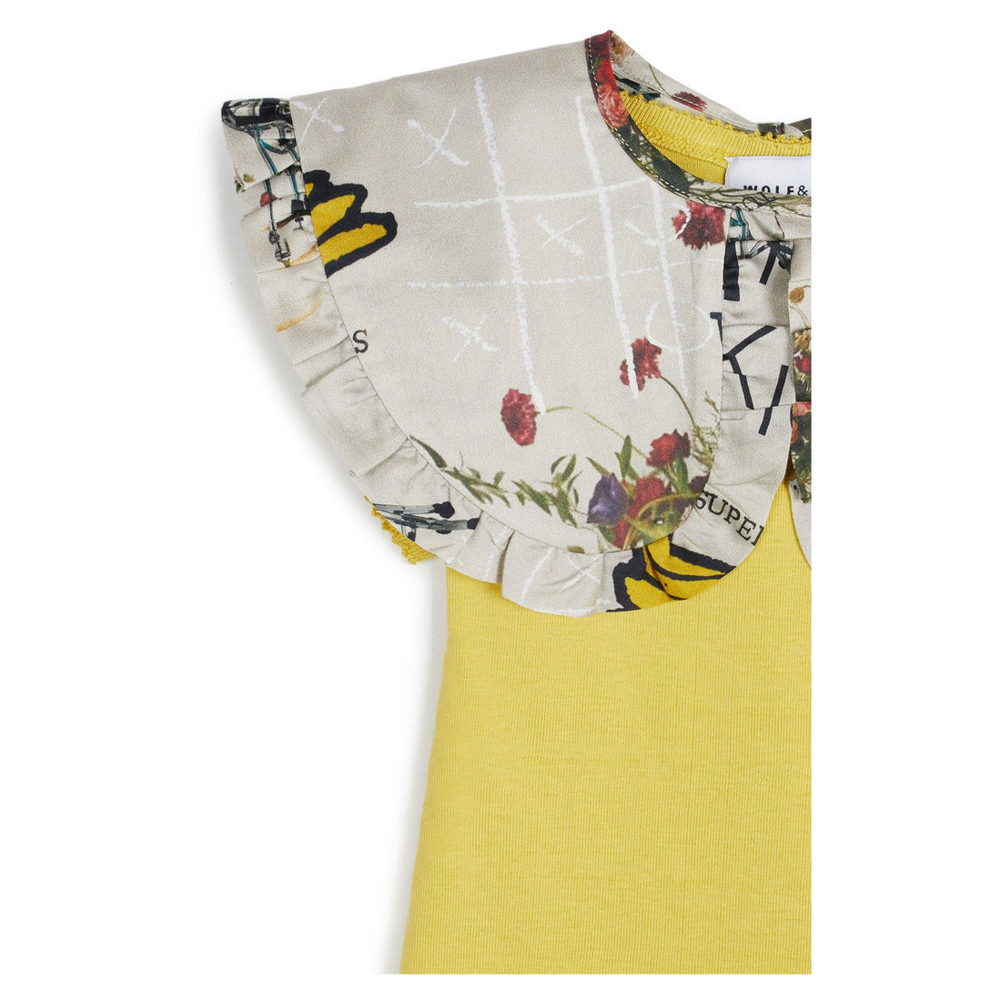 Wolf and Rita bodysuits Wolf and Rita Yellow The Kids Carminho Bodysuit