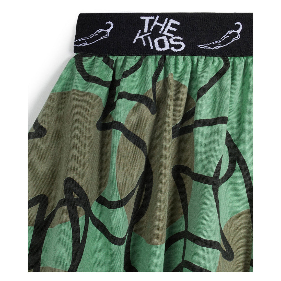 Wolf and Rita bottoms Wolf and Rita Green Retro Flowers Joana Shorts