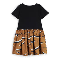 Wolf and Rita dresses Wolf and Rita Black Animal Mercedes Dress