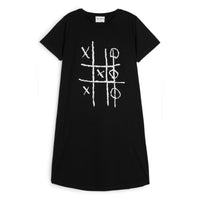 Wolf and Rita dresses Wolf and Rita Black Game Print Gloria Dress