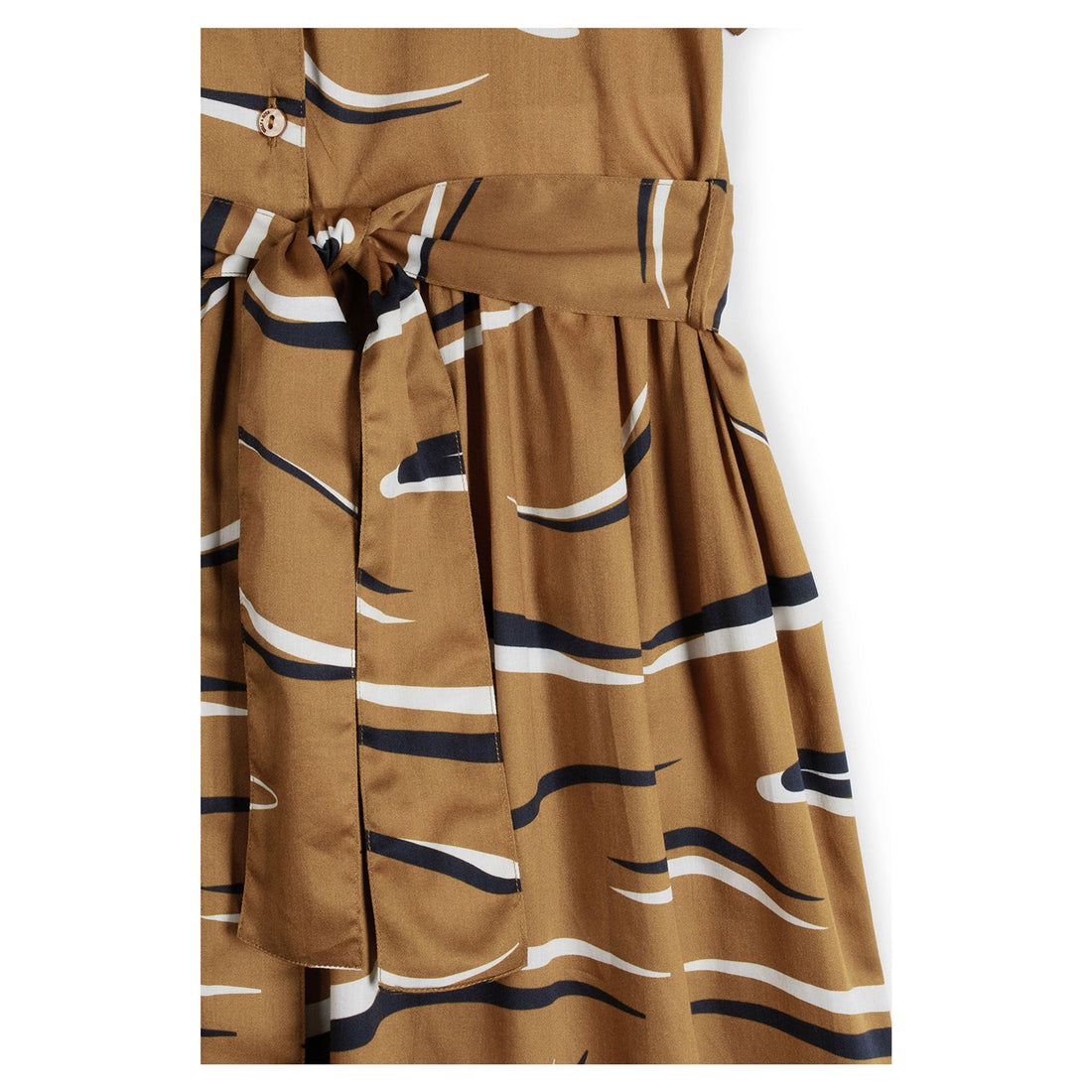 Wolf and Rita dresses Wolf and Rita Brown Animal Print Elisabete Dress