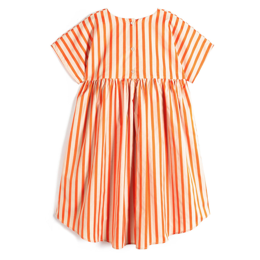 Wolf and Rita dresses Wolf and Rita Orange Stripes Silvia Dress