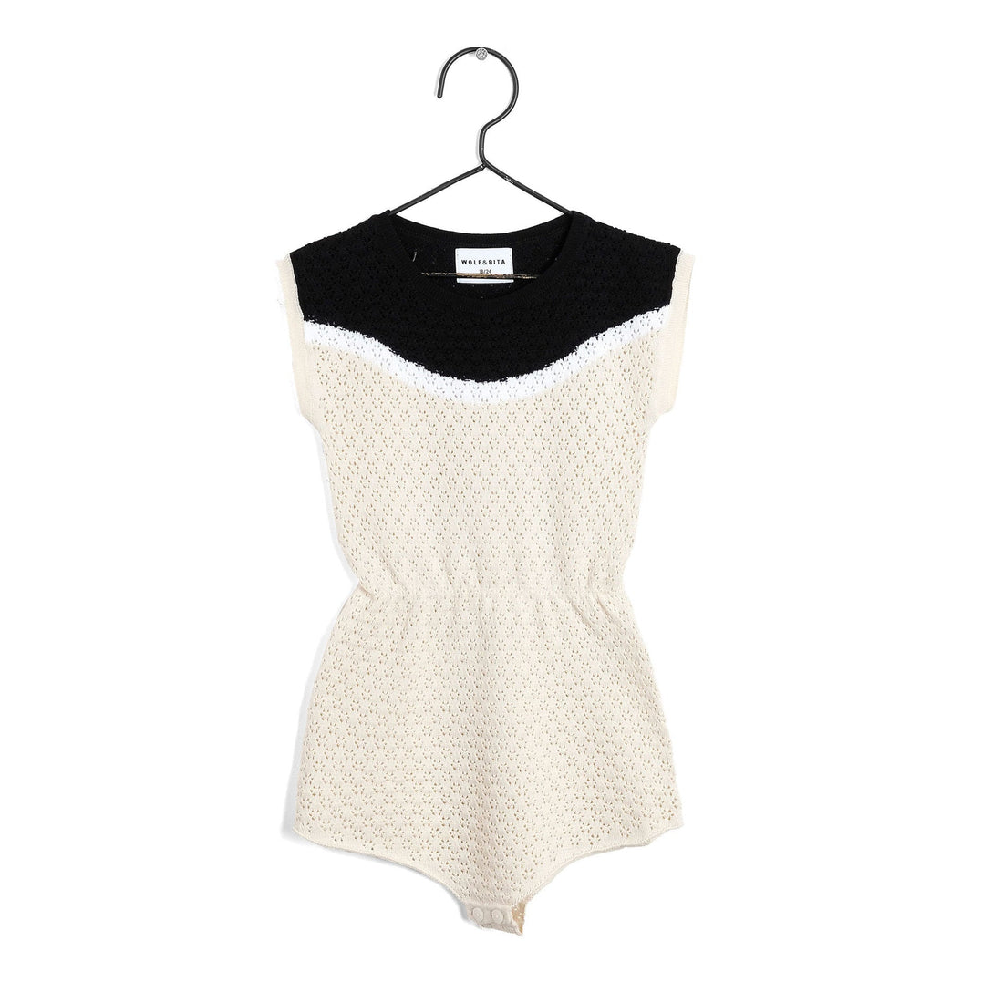 Wolf and Rita rompers Wolf and Rita Ecru Ema Knit Romper