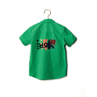 Wolf and Rita shirts Wolf and Rita Green Cristiano Shirt