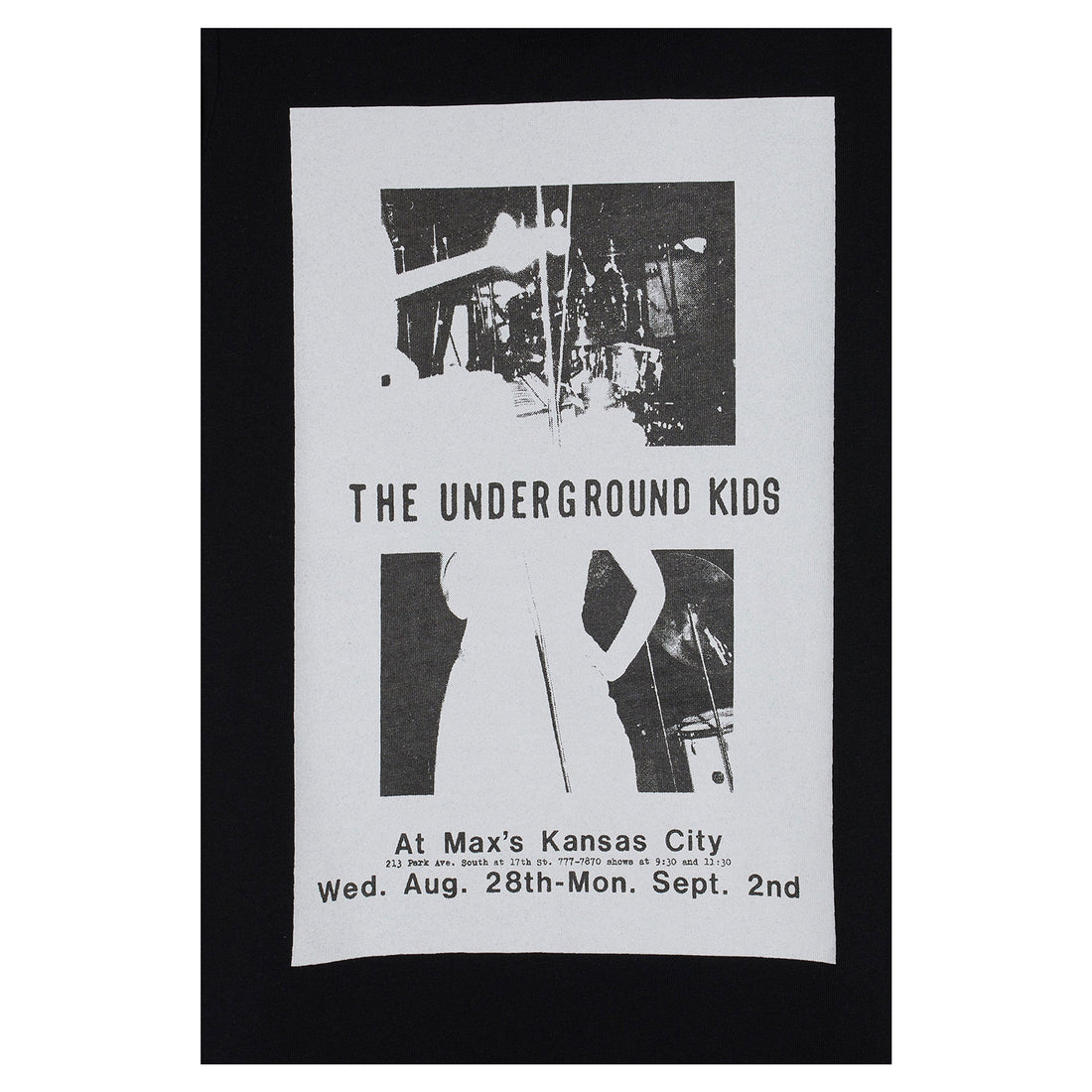 Wolf and Rita tees Wolf and Rita Black Underground Sebastiao Tee