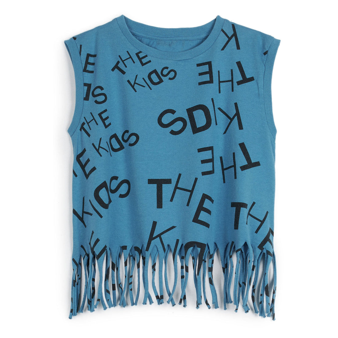 Wolf and Rita tees Wolf and Rita Blue The Kids Mia Tee