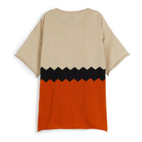 Wolf and Rita tees Wolf and Rita Orange Zig Zag Caetana Tee