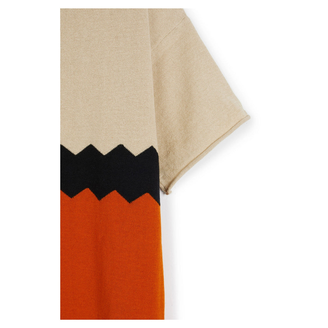 Wolf and Rita tees Wolf and Rita Orange Zig Zag Caetana Tee