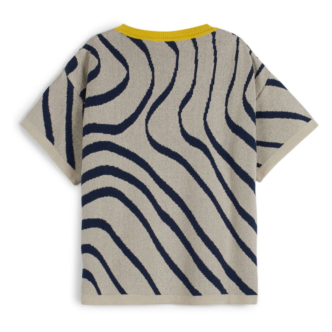 Wolf and Rita tees Wolf and Rita Taupe Sound Waves Caetana Tee