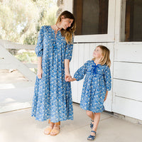 Pink Chicken Turkish Sea Floral Indira Womens Dress