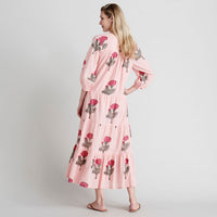 Pink Chicken Womens Indira Dress - Blush Marigold