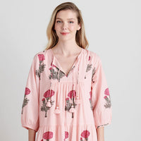 Pink Chicken Womens Indira Dress - Blush Marigold