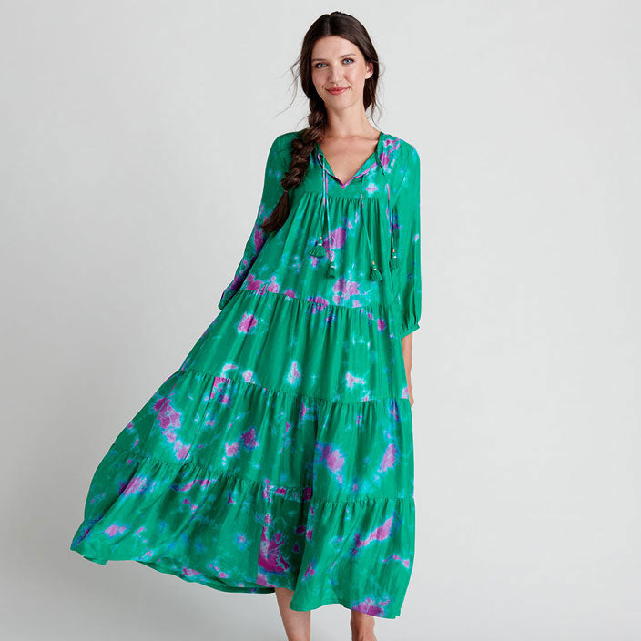 green emerald velvet dress Short Fitted Dress by Poly USA 7020 L / Green main image 1