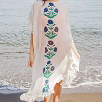 Pink Chicken Womens Kim Coverup - Navy Dandelion