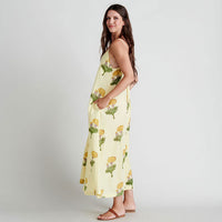 Pink Chicken Womens Sterralda Dress - Yellow Marigold