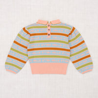 Misha and Puff Word Stripe Joanne Sweater - Burnt Orange
