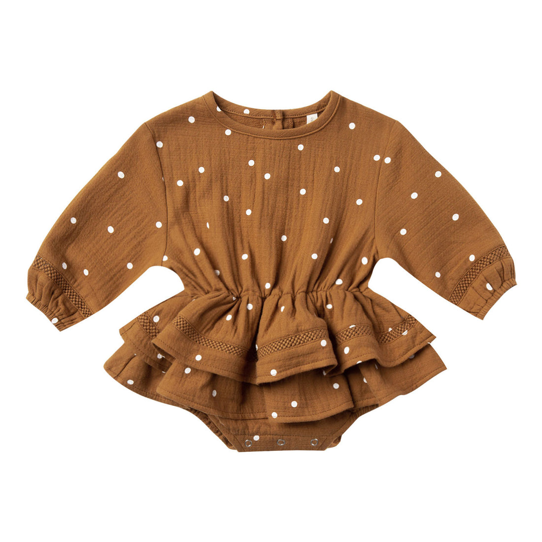 Quincy Mae ROSie Romper - Walnut