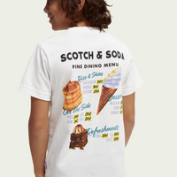 Scotch Shrunk Denim White Pancake T-Shirt